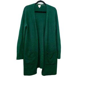 A New Day Green Duster Cardigan - Size M, with Pockets